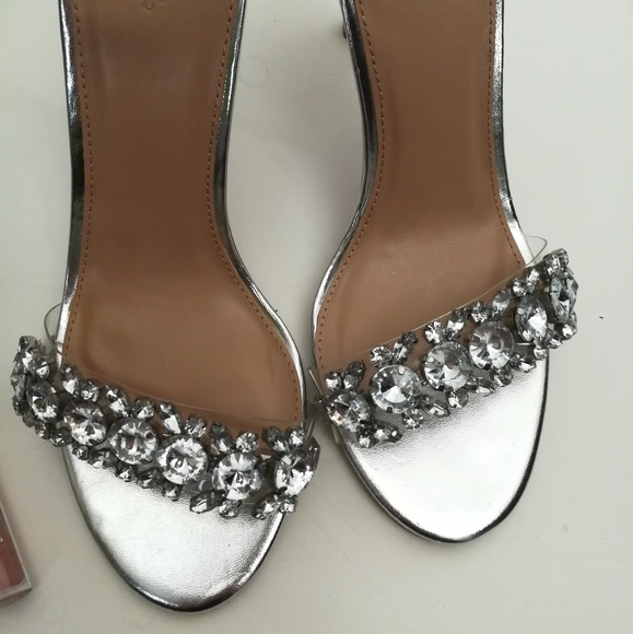 Metallic Rhinestone Heels - Picture 4 of 6